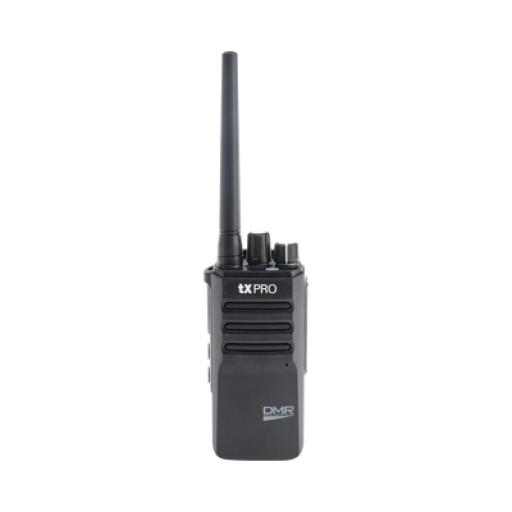 TX PRO Excelente Radio Portátil Digital DMR y analógico  en la banda VHF 136-174 MHz, 64CH y Cifrado de seguridad en Digital.