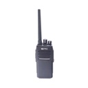 TX PRO Radio Portátil VHF 136-174 MHz, Digital DMR y Analógico, 5 W, Incluye antena, batería, cargador y clip, 16 canales preconfigurados