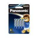 Panasonic Batería Alcalina AAA 1.5V EVOLTA / No recargable / Paquete de 4 Baterías