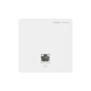 RUIJIE Punto de Acceso para pared, 802.11ac Wave 2, MIMO 2X2, 1.2 Gbps, puerto adicional frontal 10/100 ideal para habitaciones