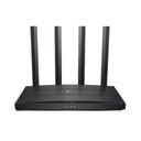 TPLINK Router WiFi 6 AX 1500Mbps / MU-MIMO 2X2 y OFDMA / 1 Puerto WAN 10/100/1000 Mbps / 4 Puertos LAN 10/100/1000 Mbps / 4 Antenas Beamforming