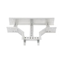 CHAROFIL Derivación "T" Horizontal de Aluminio Perfil Z / Peralte 3 1/4" / Ancho 6"/ Radio 8" / Incluye Tornillería