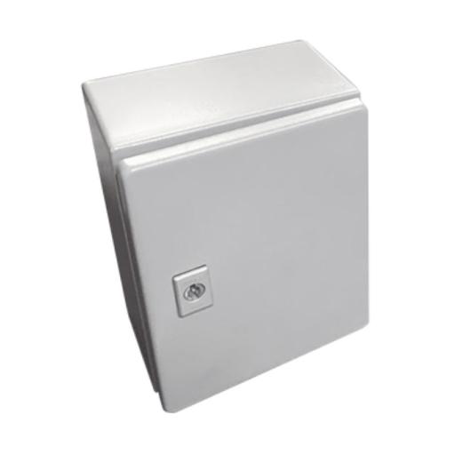 ANCLO Gabinete de Acero, Nema 4 -IP 65 de 80 x 120 x 30 cm con Platina.