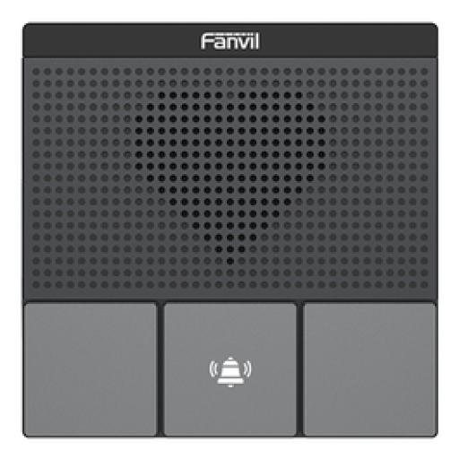Fanvil Mini Intercomunicador SIP, 1 Relevador, 3 Botones, Hospital, Hoteleria