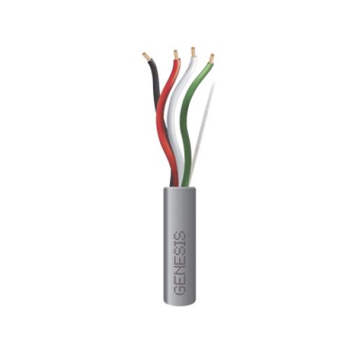 GENESIS Caja de 152 Metros / Cable  4x16 AWG / Color Gris / Aplicaciones de Control / Riser