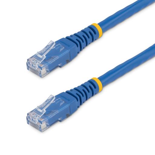 StarTech.com CABLE AZUL MOLDEADO DE 3M CAT6 RJ45 UTP GIGABIT ETHERNET