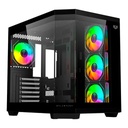 BALAMRUSH GABINETE BALAM RUSH (BR-938679) TANK MASTER 9600TB,ATX,1*USB 3.0,1*USB 2.0,CRISTAL TEMP,4 FAN,NEGRO