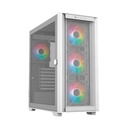 BALAMRUSH GABINETE BALAM RUSH (BR-938808) CARBONO TWIN MATE7000,ATX,1*USB 3.0,DOBLE PANEL,4 FAN,BLANCO