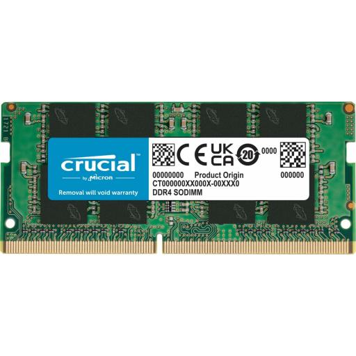 MEMORIA SODIMM DDR4 CRUCIAL BASICS (CB8GS3200) 8GB 3200MHZ, CL22