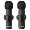 Steren Micrófonos Inalámbricos Steren Filtro Anti Ruido Batería Recargable USB/USB C/Lightning