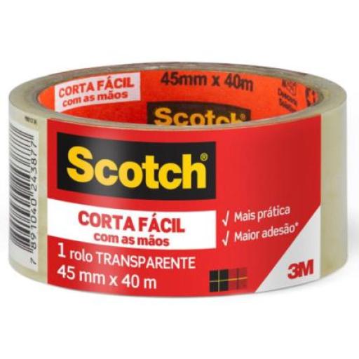 3M Cinta Sctoch 3m Adhesiva Corta Fácil 45mmx40m