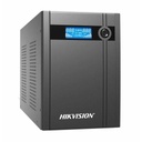 Hikvision Digital Technology UPS de 3000 VA / 1800 W / Pantalla LCD / Protección Contra Sobrecarga y Descarga / Entrada y Salida 120 VCA / 6 Tomas NEMA 5-15R (4 con Respaldo y 2 sin Respaldo)