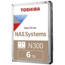 Toshiba DD INTERNO TOSHIBA N300 6TB 3.5" 7200RPM NAS 256MB (HDWG760XZSTA)