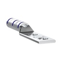 Panduit Terminal Doble Ojillo 1/4" para Cable 6 AWG (16mm entre orificios). 50 Piezas