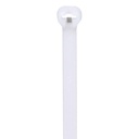 Panduit Cincho de Nylon 6.6 Dome-Top® Con Lengüeta de Bloqueo de Acero Inoxidable, 305 mm largo x 4.7mm ancho, Color Natural, Paquete de 100pz