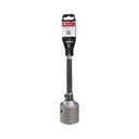 Precision Broca Pasamuros SDS, Sacabocado P/Concreto 65mm con Ext. de 220mm (Ideal para Instalar MINISPLITS)