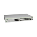 Allied Telesis Switch Gigabit WebSmart de 24 puertos 10/100/1000 Mbps (4 x Combo) + 4 puertos gigabit SFP (Combo)