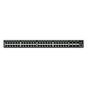 Grandstream Networks Switch Gigabit  Administrable / 48 puertos 10/100/1000 Mbps + 6 Puertos SFP+ / Compatible con GWN Cloud.