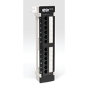 Tripp Lite PANEL DE CONEXIONES 12 PUERTOS CAT5E RJ45 ETHERNET DE PARED