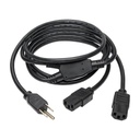 Tripp Lite CABLE DIVISOR DE CORRIENTE PC EN Y NEMA5-15P 2X C13 1.83M .