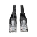 Tripp Lite CABLE PATCH CAT6 UTP MOLDEADO SNAGLESS RJ45 M/M NEGRO 0.91M .