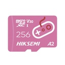 HIKSEMI by HIKVISION Memoria Micro SD / Enfocado para Consolas de Videojuegos (Gaming) / 256 GB / Lectura 170 MB/s / Escritura 90 MB/s