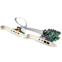 StarTech.com TARJETA DE SONIDO PCI EXPRESS 7.1 CANALES 24BIT 192 KHZ