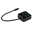StarTech.com HUB USB-C DE 4 PUERTOS USB TIPO C USB 3.1 4 PUERTOS USBA