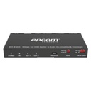 Epcom Splitter HDMI 1x2 | 4K@60Hz | Extractor de Audio | Down Scaler | HDR  4:4:4 | EDID | 18Gbps