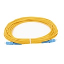 LINKEDPRO BY EPCOM Jumper de Fibra Óptica Monomodo SC/UPC-SC/UPC Simplex de 20 metros,  3mm