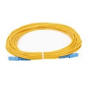LINKEDPRO BY EPCOM Jumper de Fibra Óptica Monomodo SC/UPC-SC/UPC Simplex de 10 metros,  3mm