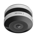 Hikvision Digital Technology (HikFire) Mini Fisheye IP 4 Megapixel con Detector de Humo / Autónomo / Entrada y Salida de Alarma / 15 mts IR / PoE / WDR 120 dB / Alarma de 85 dB / MicroSD 128GB