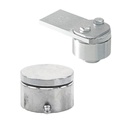 COMUNELLO Kit de Bivelo y Tejuelo Medianos Para Puertas de Hasta 450 Kg