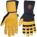 Klein Tools Guantes de Trabajo para Liniero. Talla Grande