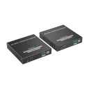 Epcom Kit Extensor HDMI para distancias de 150 metros | Transmite el Video y Controla tu DVR vía USB a distancia | Soporta resolución 4K @60Hz | Cat 6, 6a y 7 | Salida Loop en el Tx para visualización local | Soporta control remoto del equi