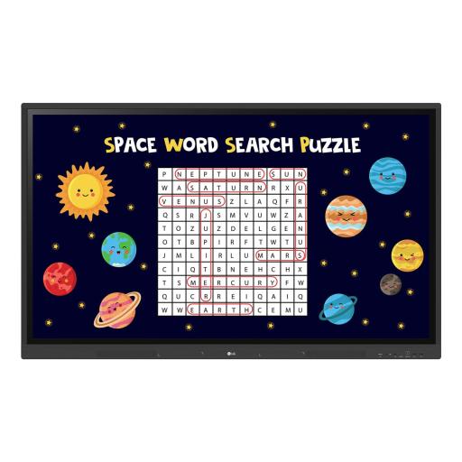LG TABLERO DIGITAL INTERACTIVO 65IN BRILLO (CON CRISTAL):440 NIT