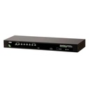 ATEN Conmutador KVM VGA PS/2-USB de 8 puertos /Cascada/W/(EE.UU./UE/SALIDA) ADP. ATEN