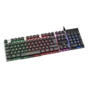 Acteck TECLADO ACTECK LED AUREAN II TA220G ALAMBRICO USB A NEGRO (AC-939195)