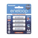 Panasonic Batería Recargable AA 1.2V ENELOOP / Ni-HM / Paquete de 4 Baterías