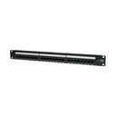 Tripp Lite PANEL DE CONEXIONES 24 PUERTOS CAT5E RJ45 ETHERNET 1U EN RACK