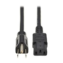 Tripp Lite CABLE ALIMENTACION COMPUTADORA PC 10A 18AWG NEMA 5-15P/C13 30C.