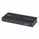 ATEN Switch KM USB| 4 Puertos | Boundless Switching | RS232 