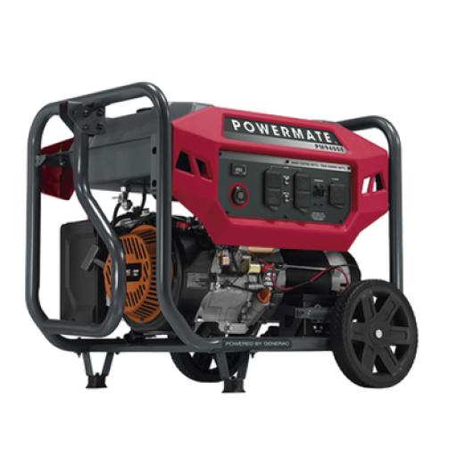 POWERMATE Generador Inversor Portátil a Gasolina, 7.5 kW, Arranque Manual