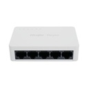 RUIJIE Switch Administrable con 5 puertos Gigabit, gestión gratuita desde la nube