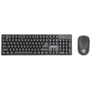 Kit de teclado y mouse óptico inalámbricos Manhattan.
