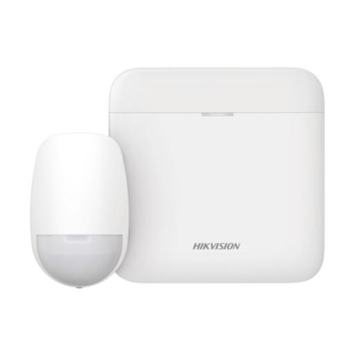 Hikvision Digital Technology (AX PRO) KIT de Alarma AX PRO / Incluye: 1 Hub con batería de respaldo / 1 Sensor PIR / Wi-Fi / Compatible con Hik-Connect P2P