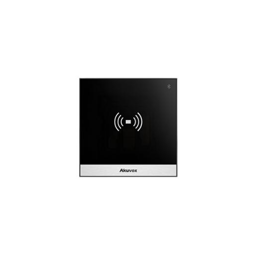 AKUVOX Terminal de Control de Acceso Inteligente, Compacto y Elegante / Teclado / Lector Prox 125 kHz / MIFARE 13.56MHz / Gestión WEB