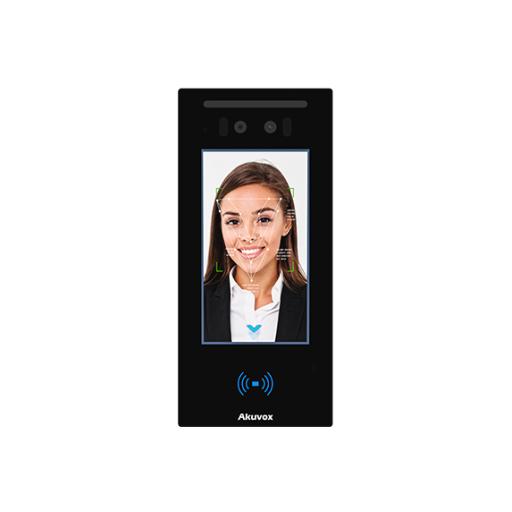 AKUVOX Frente de Calle / Ideal para fraccionamientos / Programación en la nube / Notificación a app celular / Notificación por llamada telefónica / ANDROID SIP Con Reconocimiento Facial / IP65 / IK06 / Bluetooth