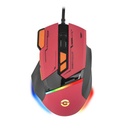 Getttech MOUSE GETTTECH GAMING ERGONOMICO ROJO 7200 DPI 3M CLICS 125 HZ RGB GPM-RGBWR-G1-RD