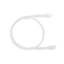LINKEDPRO BY EPCOM Cable de Parcheo Ultra Slim Con Bota Flexible UTP Cat6 - 0.30 cm Blanco Diámetro Reducido